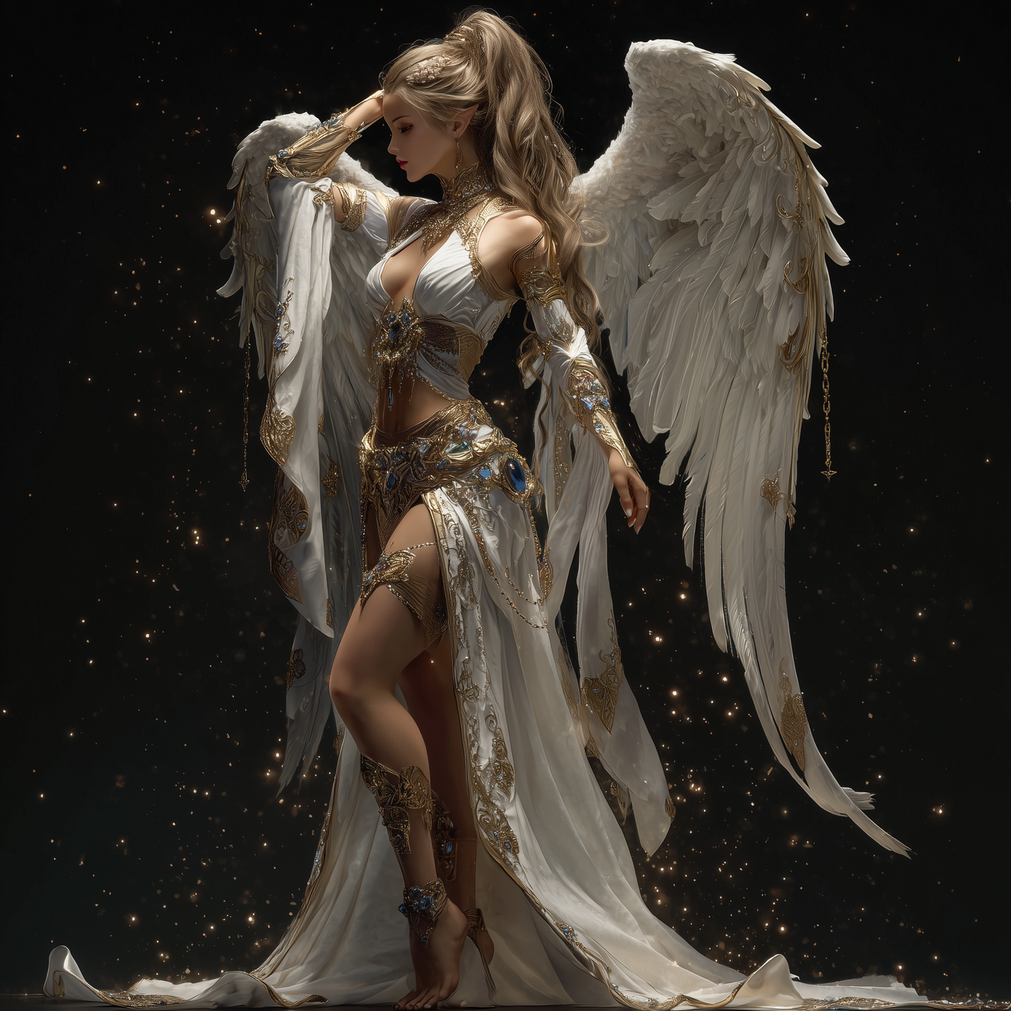 Divine Winged Guardian Entity (Ward, Guard, Cleansing, Lightwork, Protection Magick)