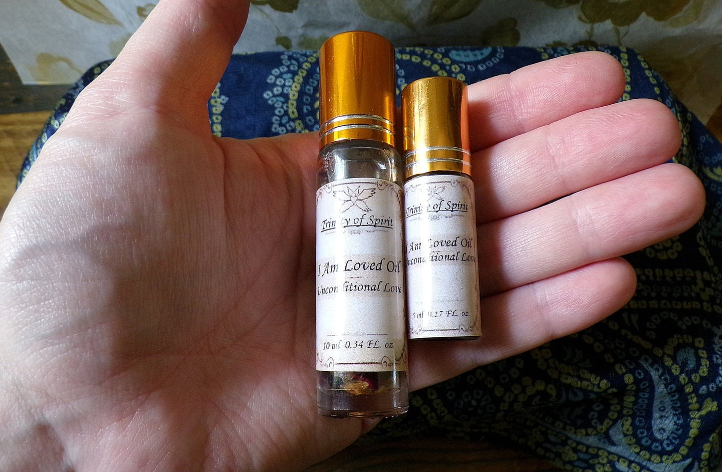 **LIMITED** I Am Loved Oil (Self-love, Unconditional Love, Purity, Confidence, Self-Esteem, Angel Magick)