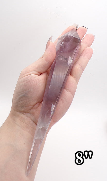 Amethyst "God's Fingerprint" Reiki Wands (Spellcast Lightcode Crystal, Energy Healing, Chakras, Etheric Body, Aura)