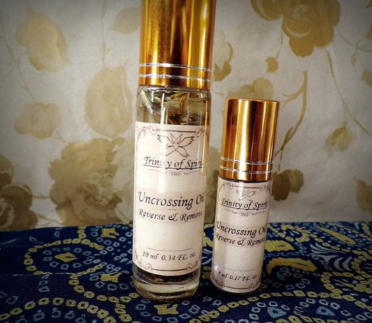 **LIMITED** Uncrossing/Reversing Oil (Break Hexes, Curses, Banish, Cleanse, Dissolve Negative, Angel Magick)