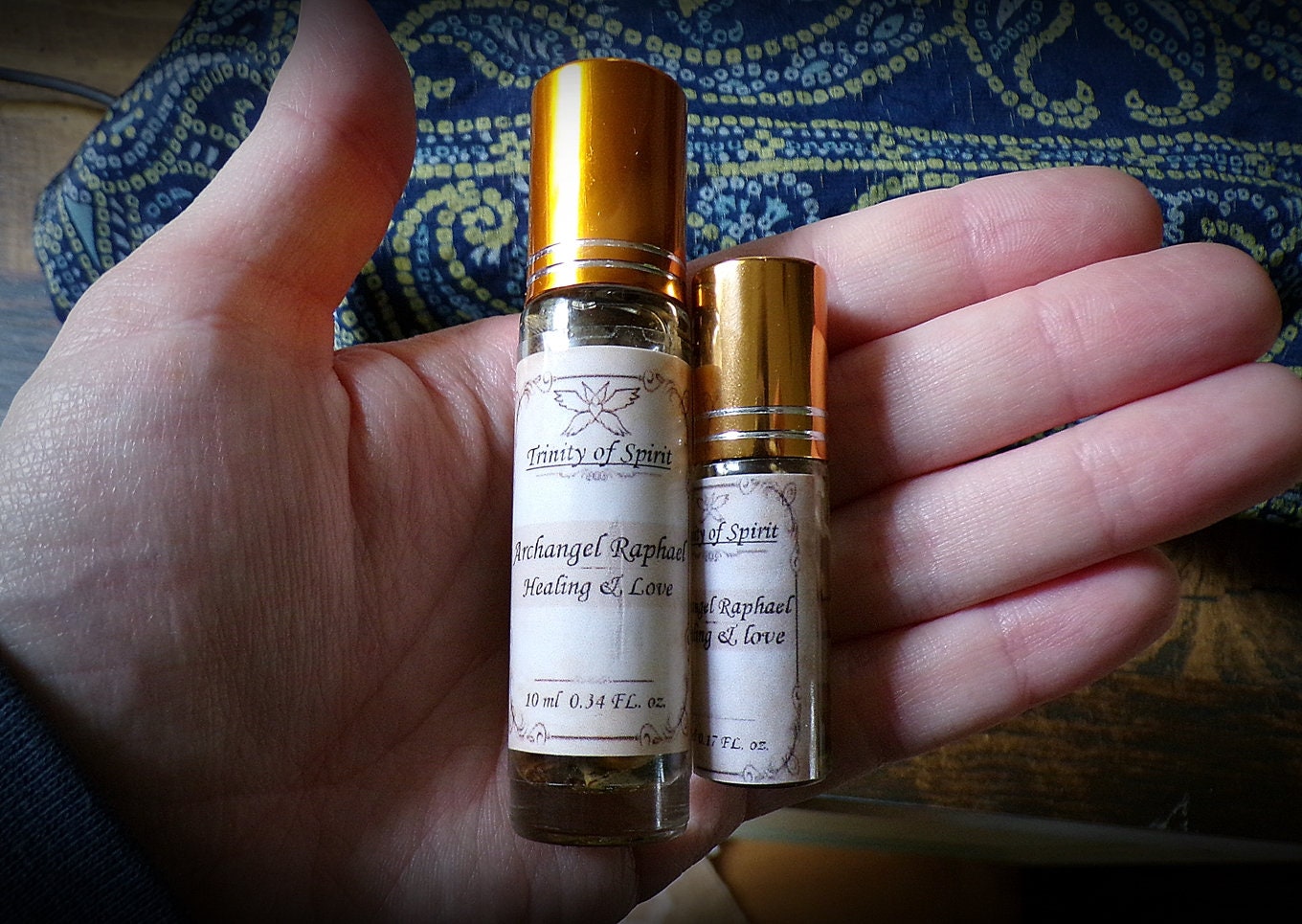Archangel Raphael Oil (Heart Chakra, Healer, Purifier, Guardian, Reiki, Angel Magick)