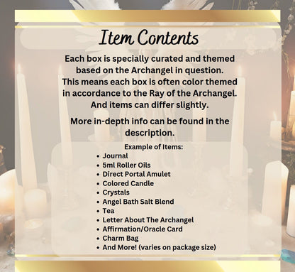 Angel Care Package (Angel Portal, Enochian Magick Items, Crystals, Love, Anxiety, Mental Health)