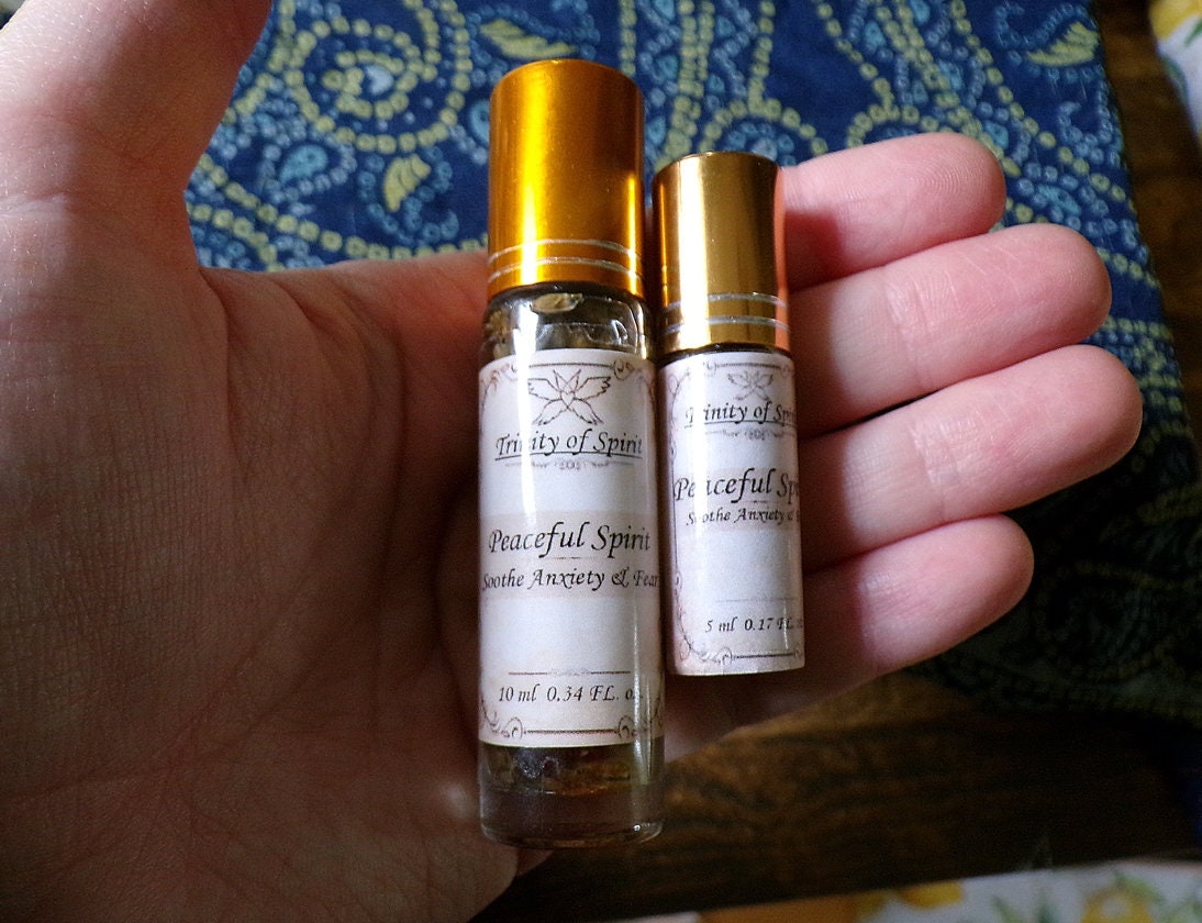**LIMITED** Peaceful Spirit Oil (Soothe Anxiety, Fear, Worry, Stress, Serenity, Calm, Angel Magick)