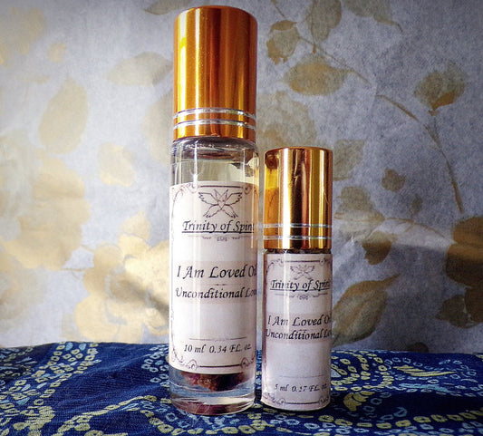 **LIMITED** I Am Loved Oil (Self-love, Unconditional Love, Purity, Confidence, Self-Esteem, Angel Magick)