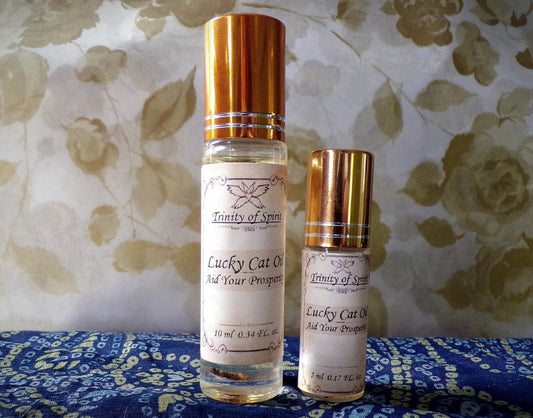 **LIMITED** Lucky Cat Oil Enochian Spellcast (Increase Luck, Prosperity, Manifestation, Abundance, Coincidences, Angel Magick)