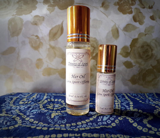 Her Spirit Oil (Love Spirit, For Female Romantic Spirits, Lust, Sacral Chakra, Heighten Interactions, Angel Magick)