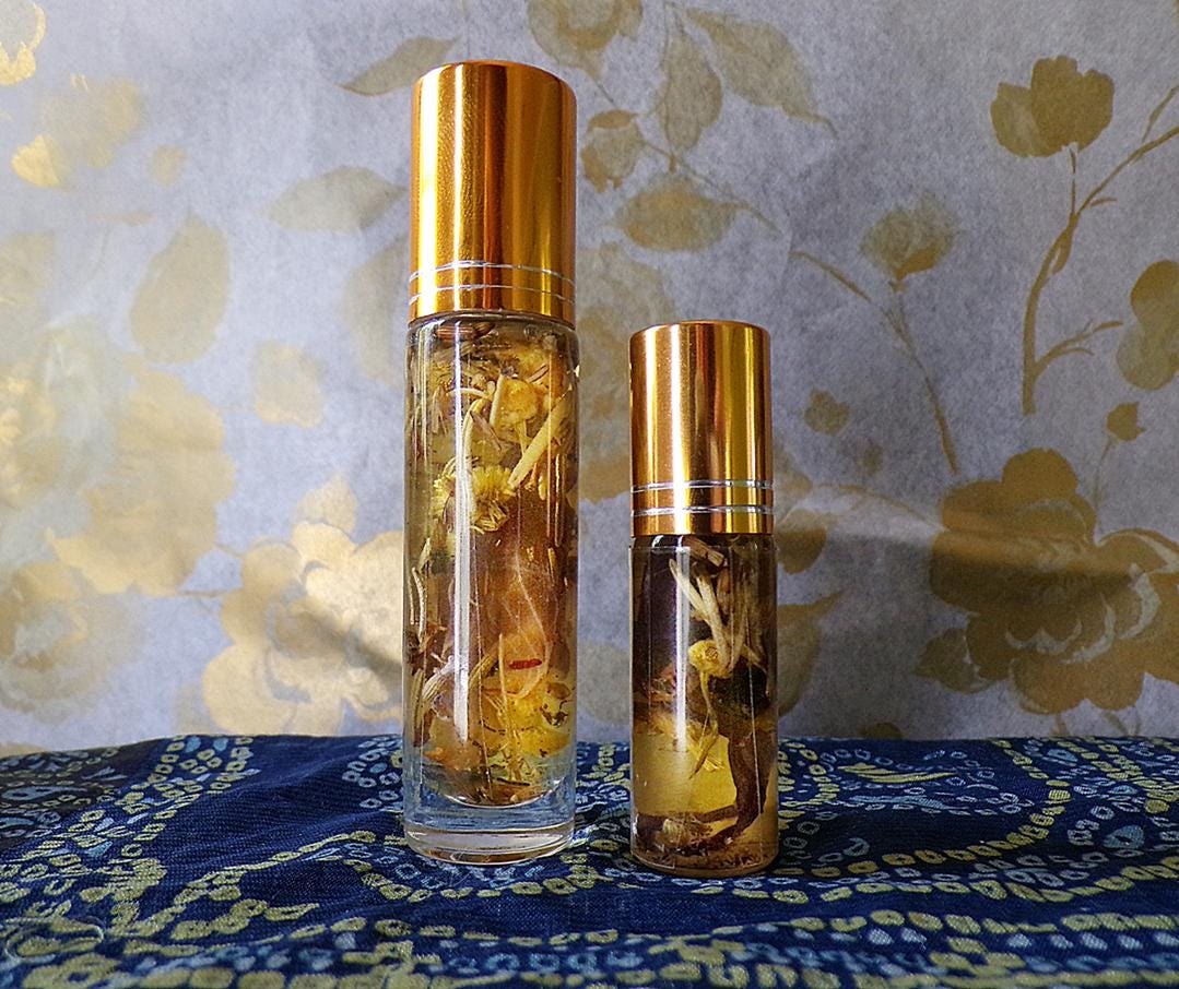 **LIMITED**  Mother Gaia's Oil (Grounding, Balance, Root Chakra, Earth Star, Oneness, Elemental Energy, Fairy Connection, Angel Magick Enochian)