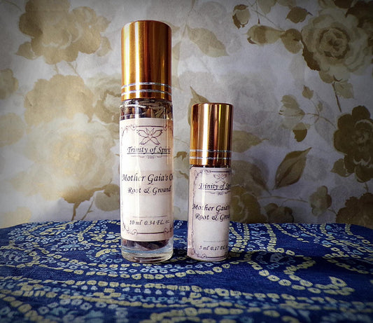 **LIMITED**  Mother Gaia's Oil (Grounding, Balance, Root Chakra, Earth Star, Oneness, Elemental Energy, Fairy Connection, Angel Magick Enochian)