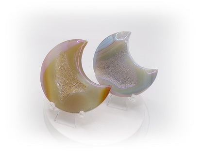 Spell Booster Angel Aura Crystal Moon (Spellcast Crystal, Boost Spellwork, Moon Magick, Angelic Magic, Room Energizer)