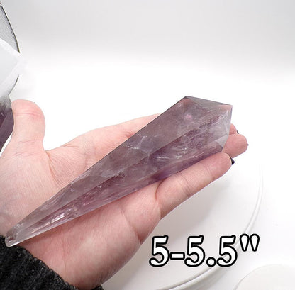Amethyst "God's Fingerprint" Reiki Wands (Spellcast Lightcode Crystal, Energy Healing, Chakras, Etheric Body, Aura)