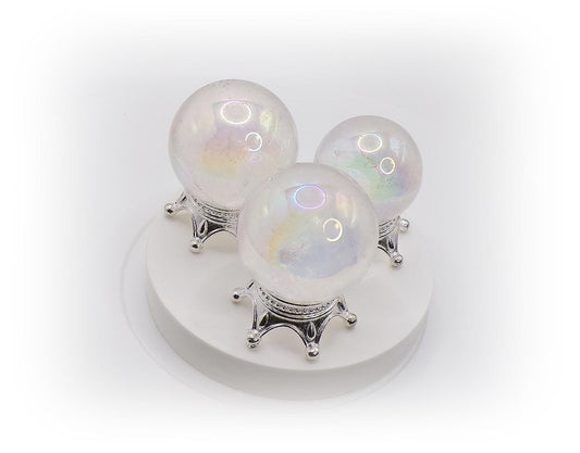 Aura Cleanse Angel Crystal Sphere (Spellcast Crystal, Cleanse The Aura, Shield & Balance, Chakra Cleanse)