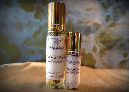 **LIMITED**  Archangel Raguel Oil Enochian Spellcast (Justice, Order, Law, Relationships, Balance, Alignment, Angel Magick)