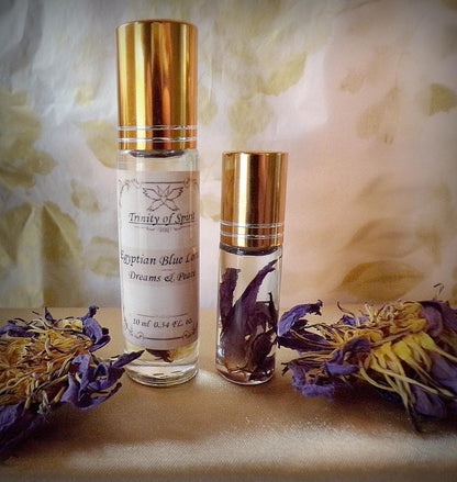 **LIMITED**  Egyptian Blue Lotus Oil (Dreams, Astralwork, Meditation, Peace, Serenity, Angel Magick Enochian Spellwork)